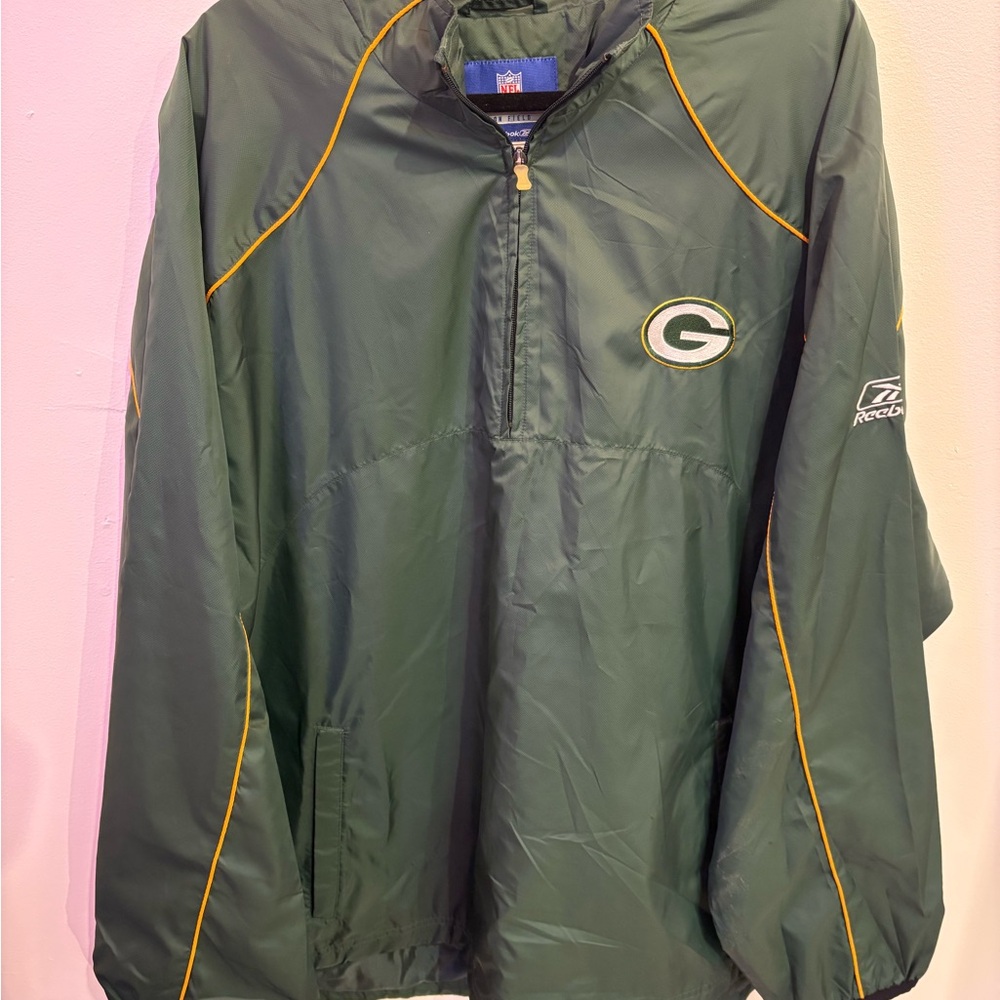 Green Bay Packers Green Windbreaker Jacket